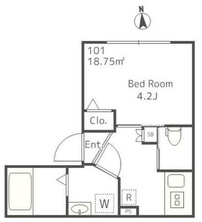 Kanoa Minamidaiの物件間取画像